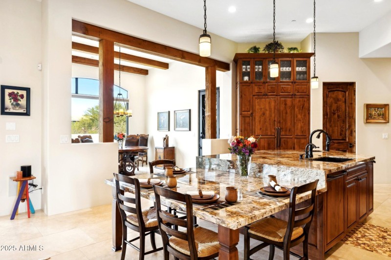 All cabinetry & doors are solid alder