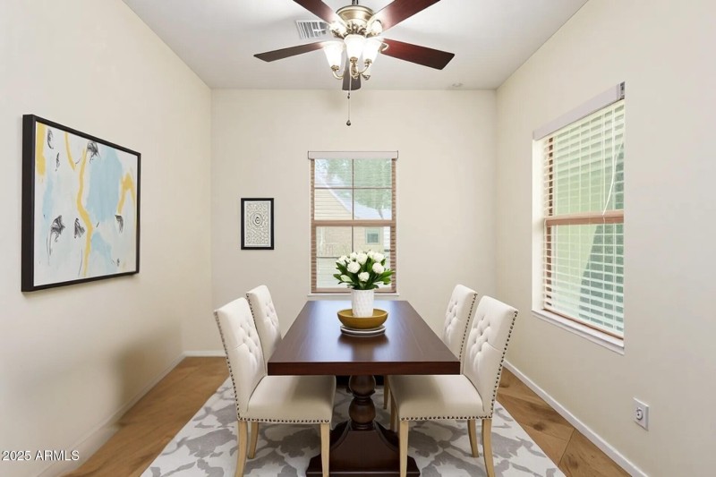 Kitchen Nook Virtually Staged