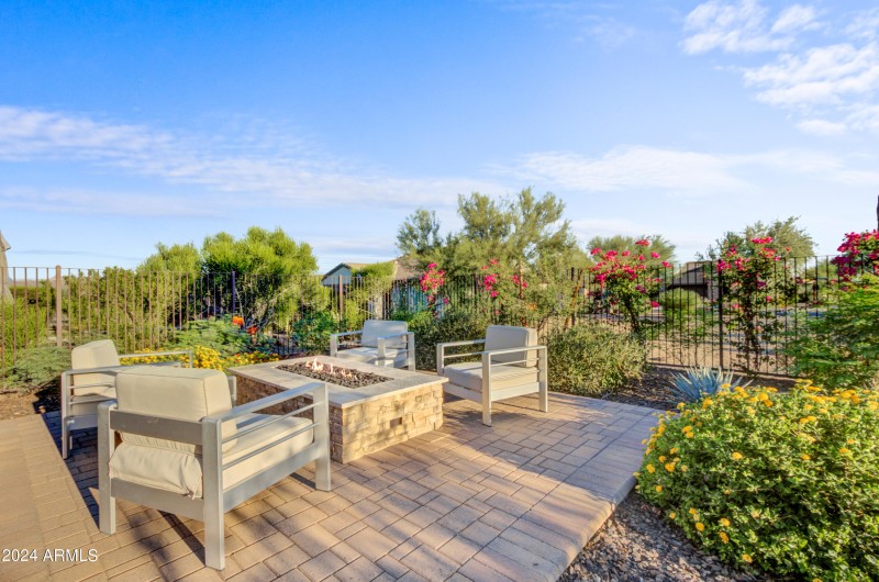 12-Backyard Fireplace