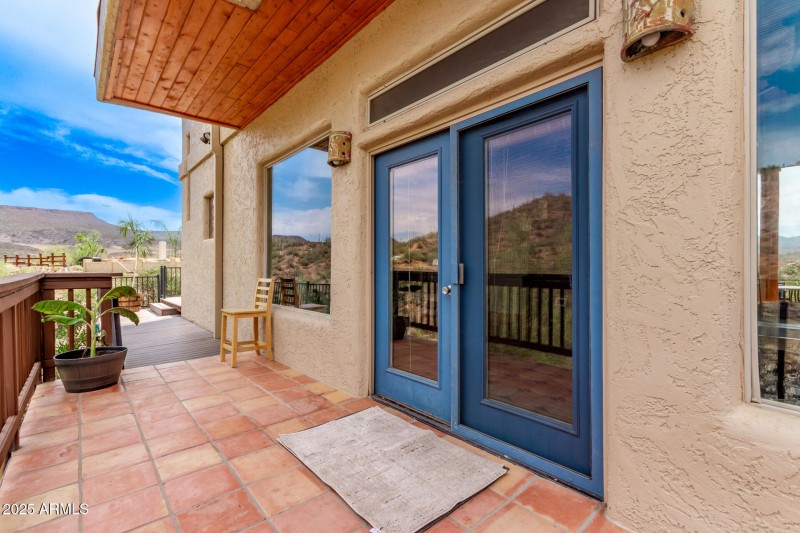 Rear Views off Kitchen Balcony