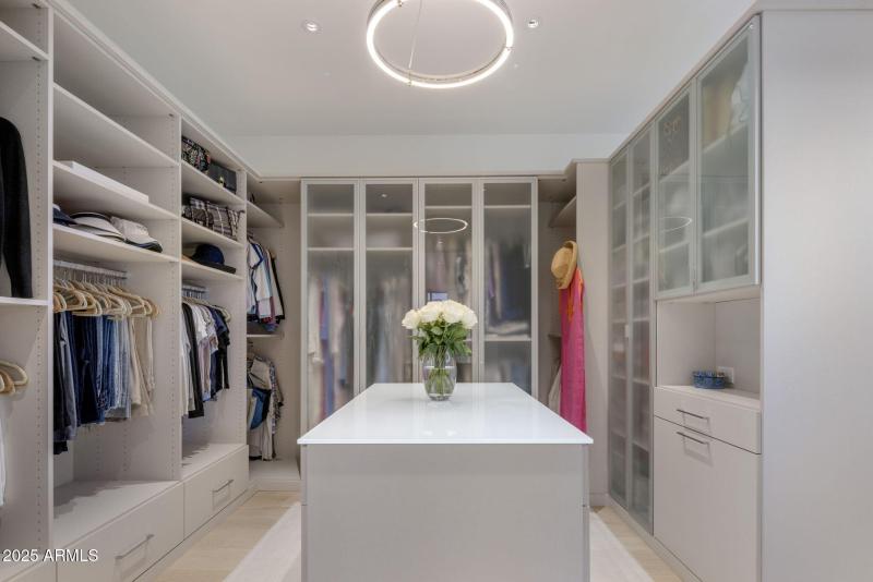 Expansive Closet His and Hers