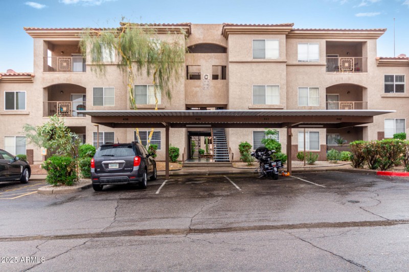 Covered assigned parking