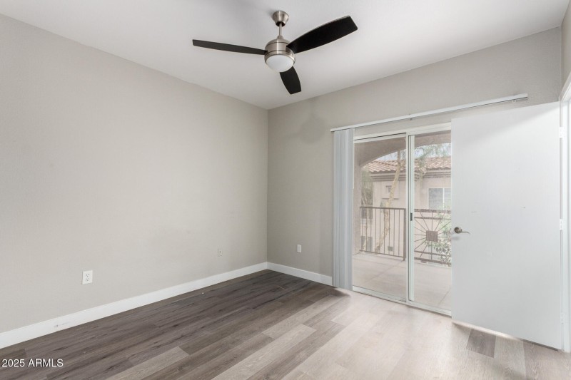 Primary Bedroom open to Patio