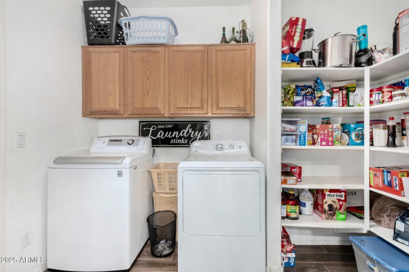 Laundry and Walk In Pantry
