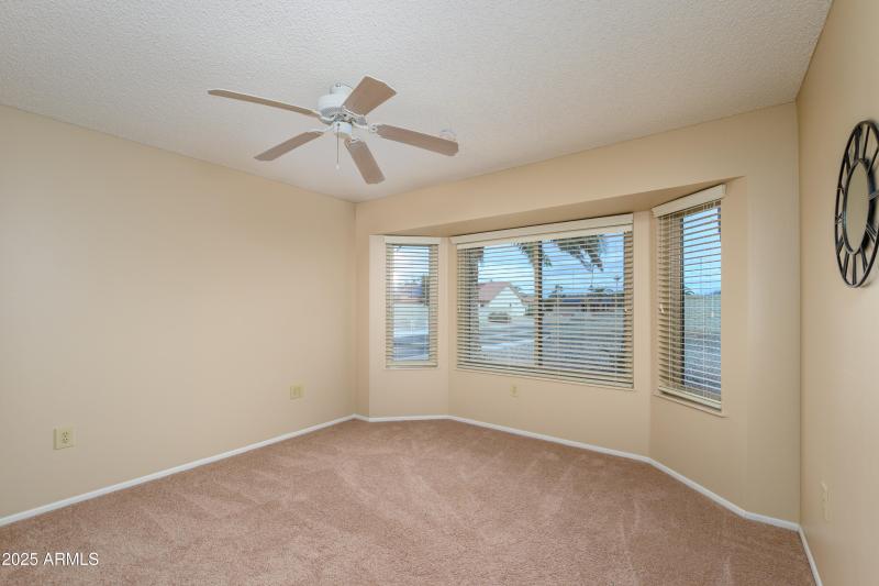 Guest Bedroom with Bay Window