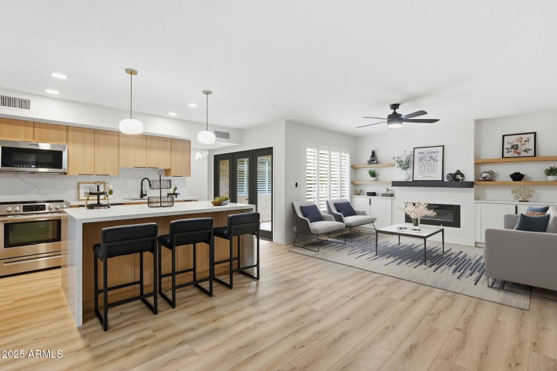 family room and kitchen_VS