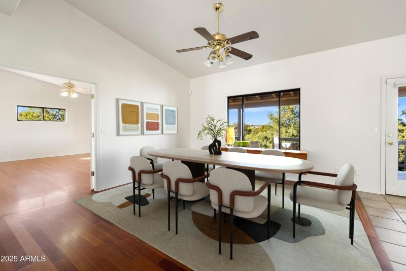 Formal Dining Area w/furnishings