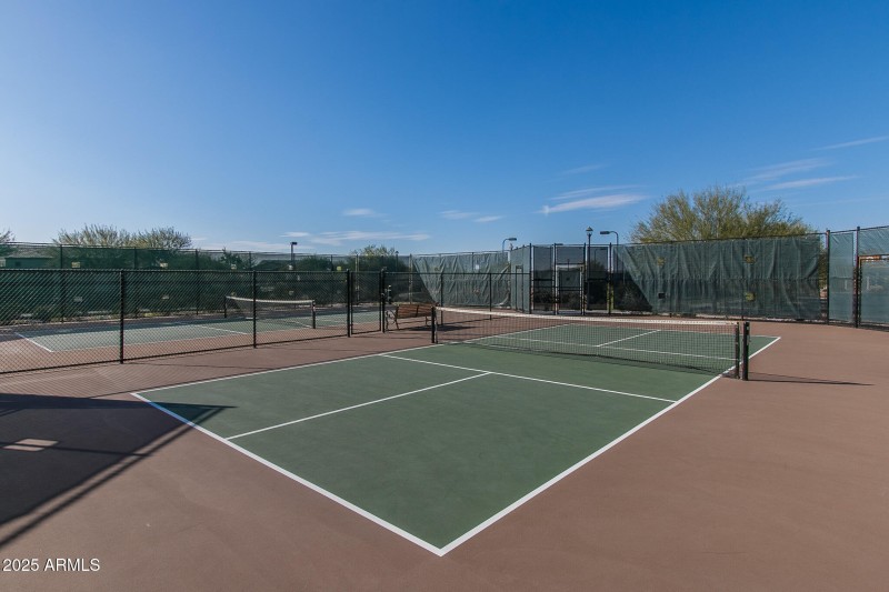 C) TENNIS COURTS