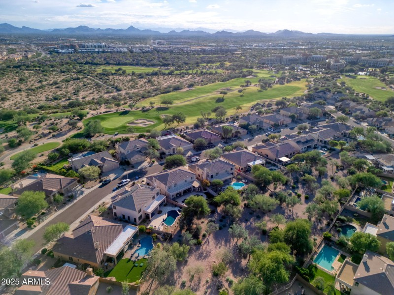 AERIAL GOLF COURSE VIEW