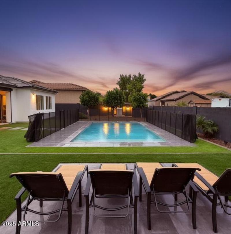 POOL SAFETY GATE PARTIALLY REMOVED