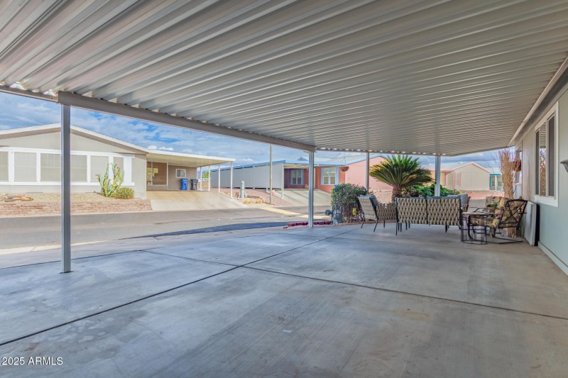 Large Corner Lot Carport