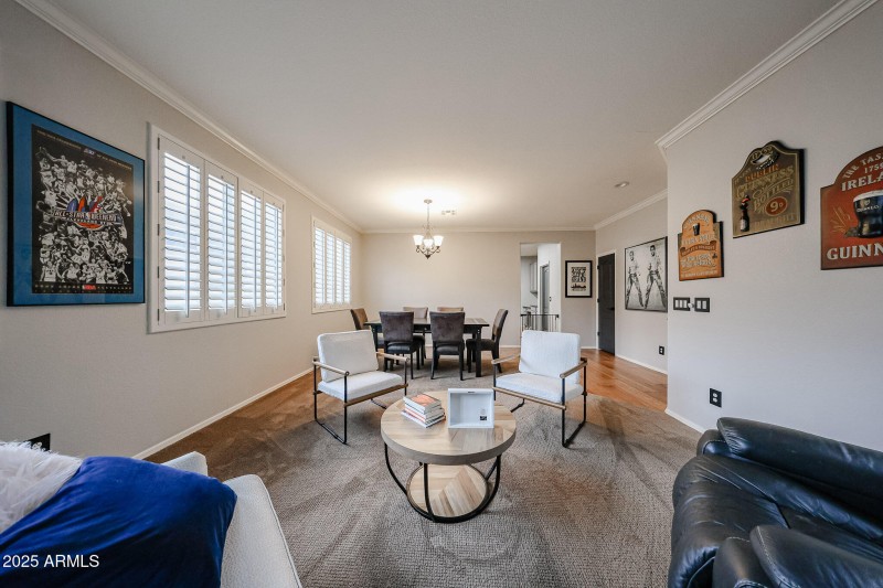 Living Room Leading into Rest of House