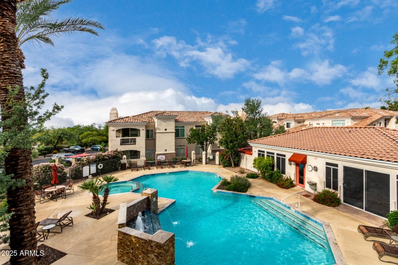 Community Pool View From Patio