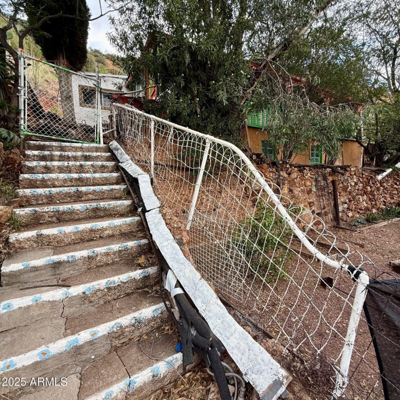 Stairs at Retaining Wall