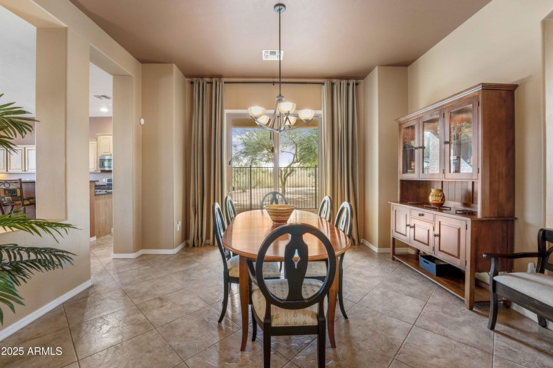 Formal Dining to Side Covered Patio