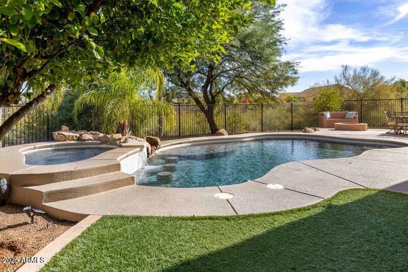 Heated Pebblesheen Pool, Spa from Turf A