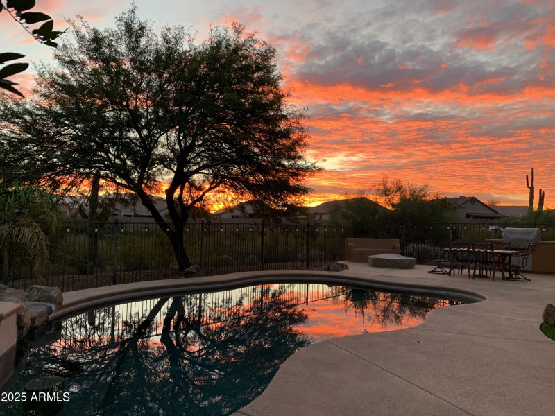 Sunset Views Backyard