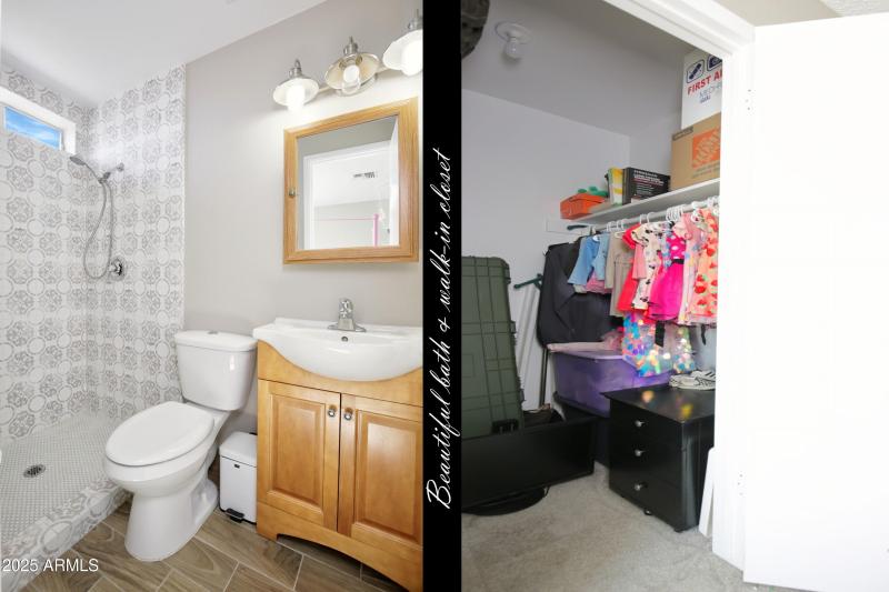 Bedroom 1 Onsuite bath & Closet