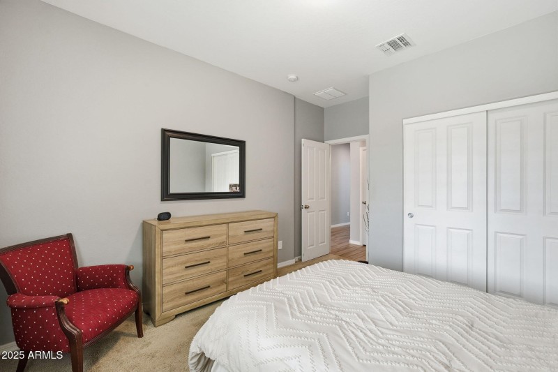 Bedroom 3 view to the bedroom entrance