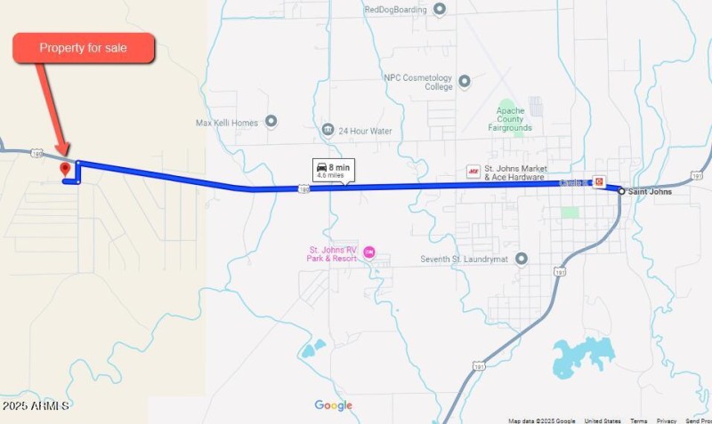 0513 distance to st johns