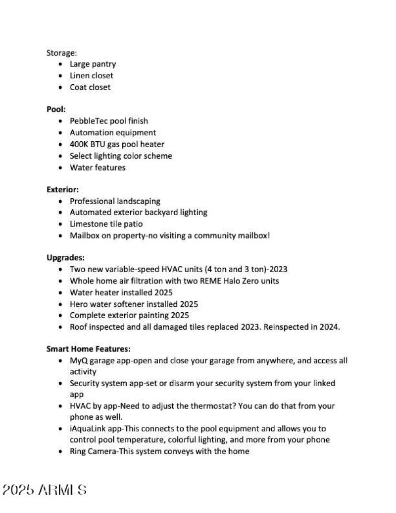 Property Features & Benefits 2