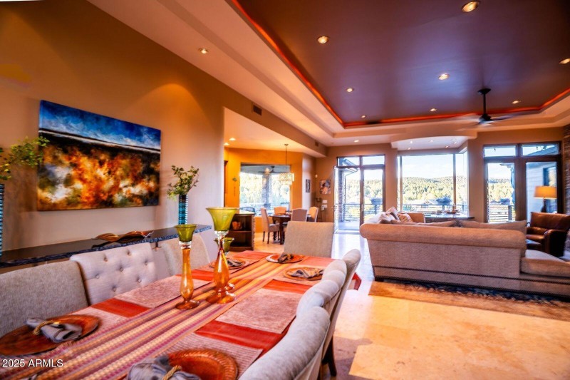 WR Formal dining to window views