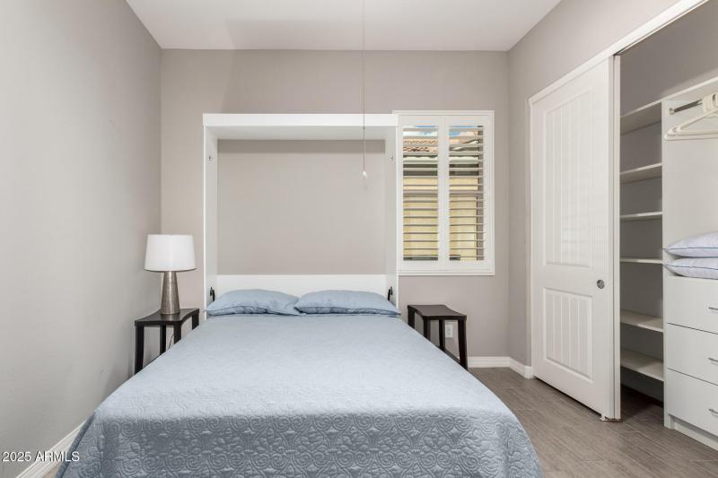 Queen Murphy Bed in Guest BR