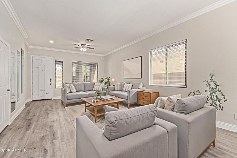 Virtually Staged Front Room 1 - Kingbird