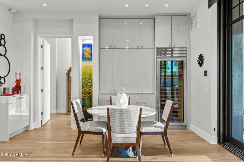 Bar with Customized Lighting & Storage