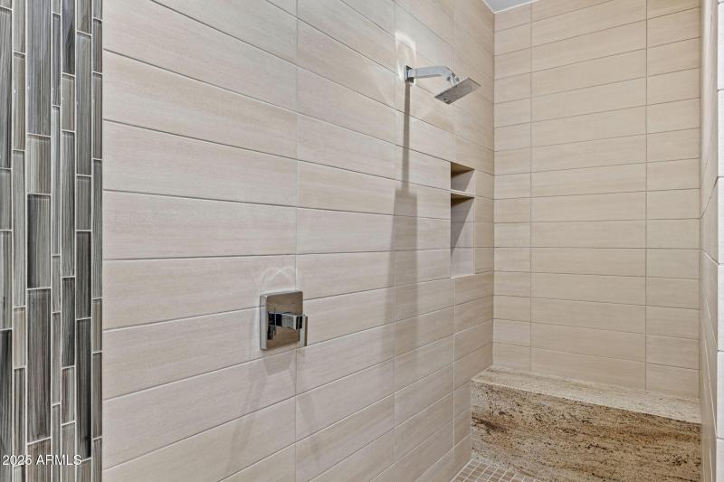 Bath #2 walk-in shower.