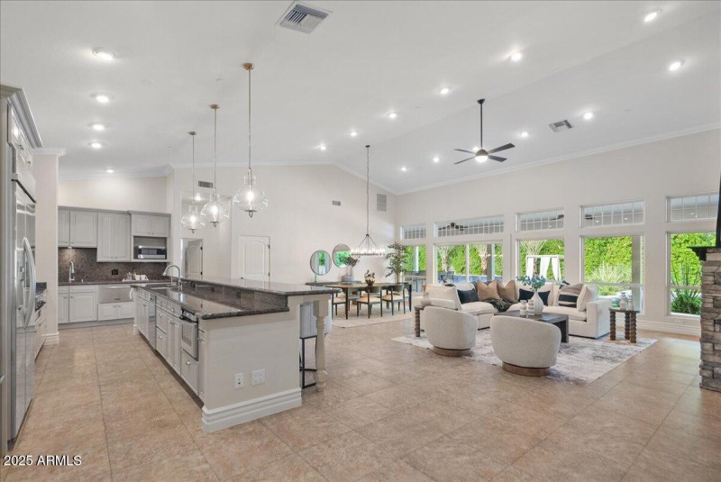 18-Kitchen and Living Room