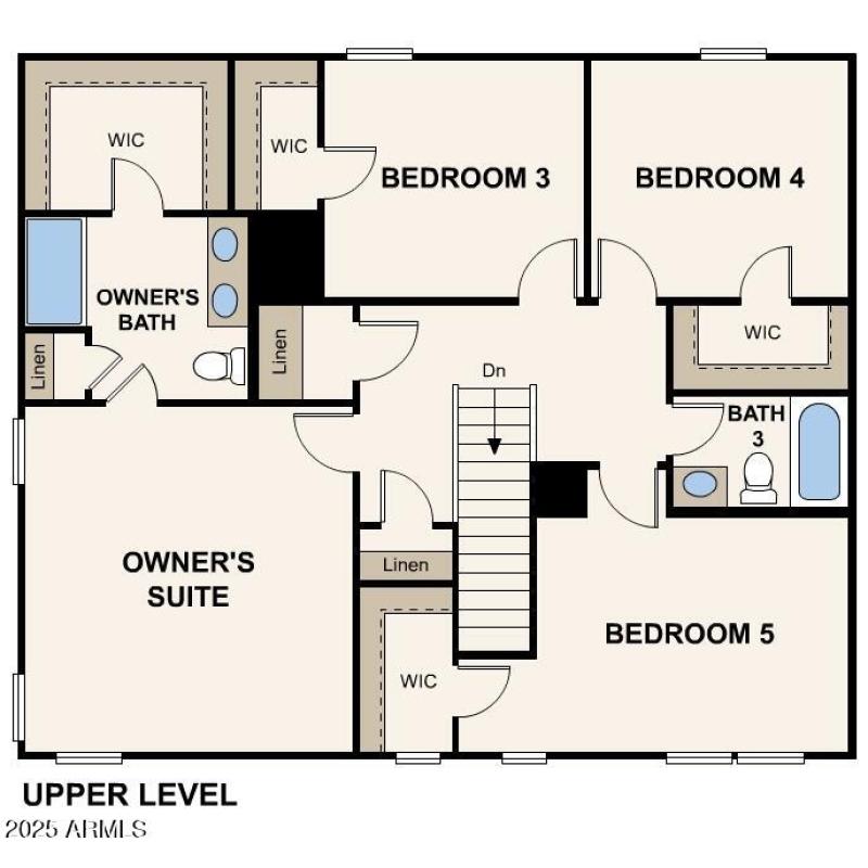Sage Upper Level Floor Plan