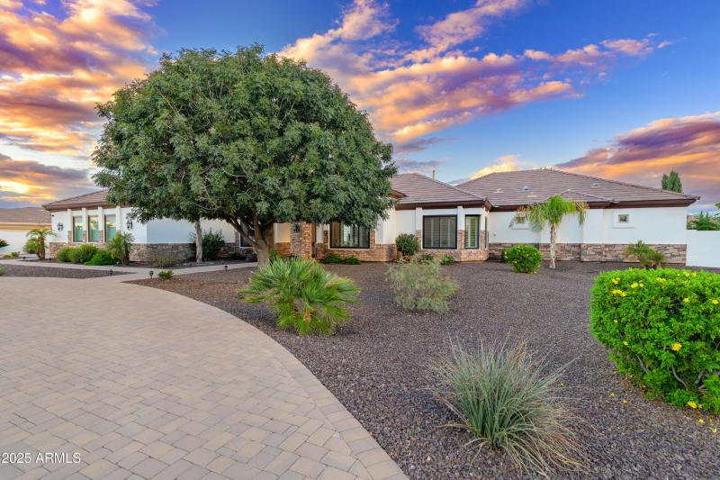 Bellflower at Sunset