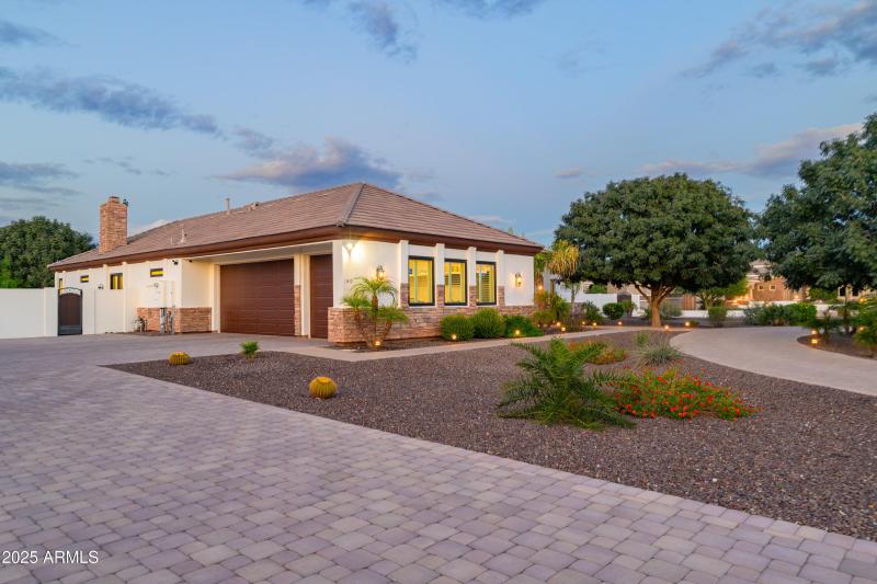 Bellflower Garage Twilight