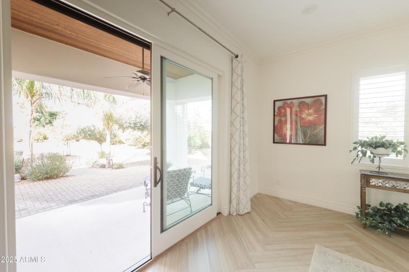 Bellflower Primary Exit to Backyard