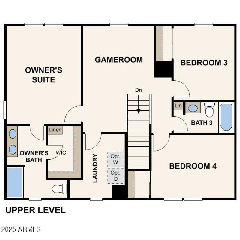 Aguila Upper Level Floor Plan