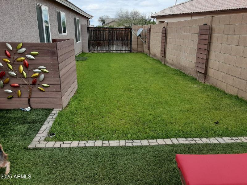 Real grass this section