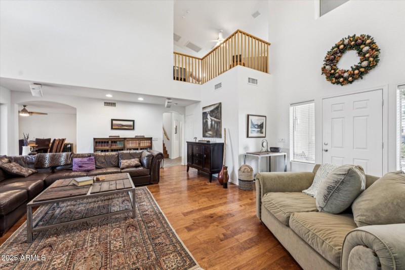 Great Room with Loft above