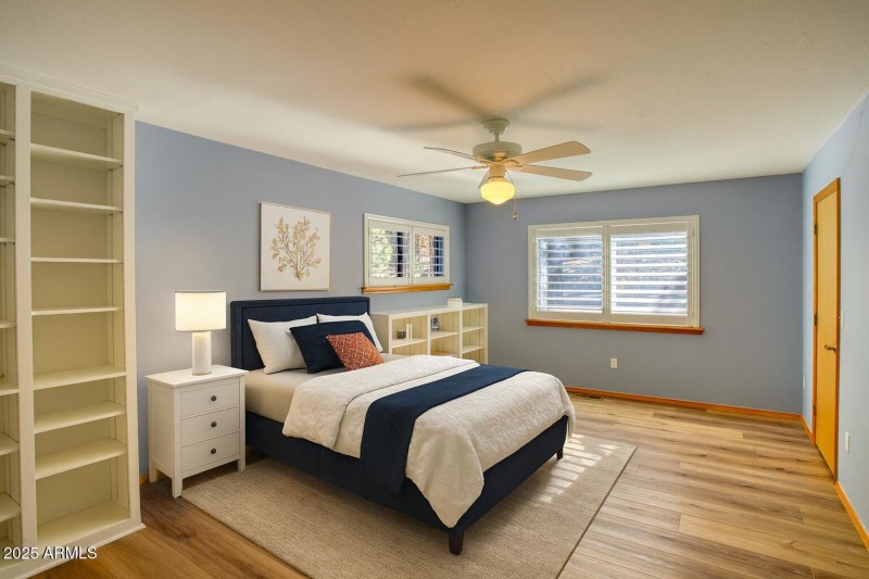 PRIMARY BEDROOM STAGED