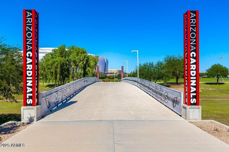 CARDINALS Stadium Bridge Entry.