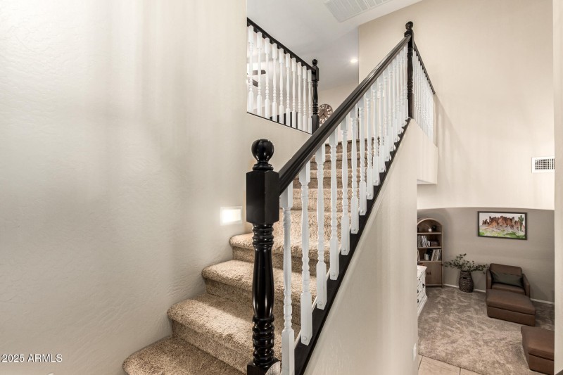 Stairs from Butler's Pantry