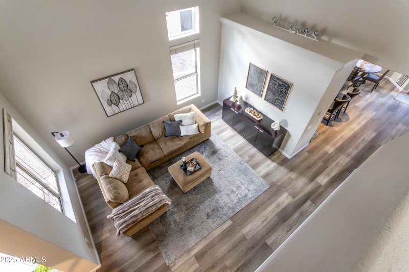 upstairs landing view