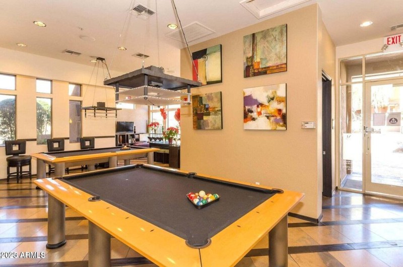 Clubhouse pool tables