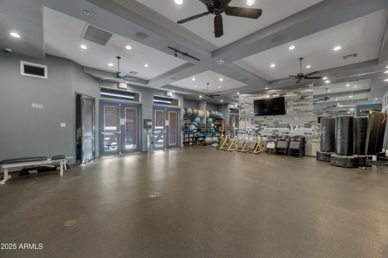 One of two work out facilities