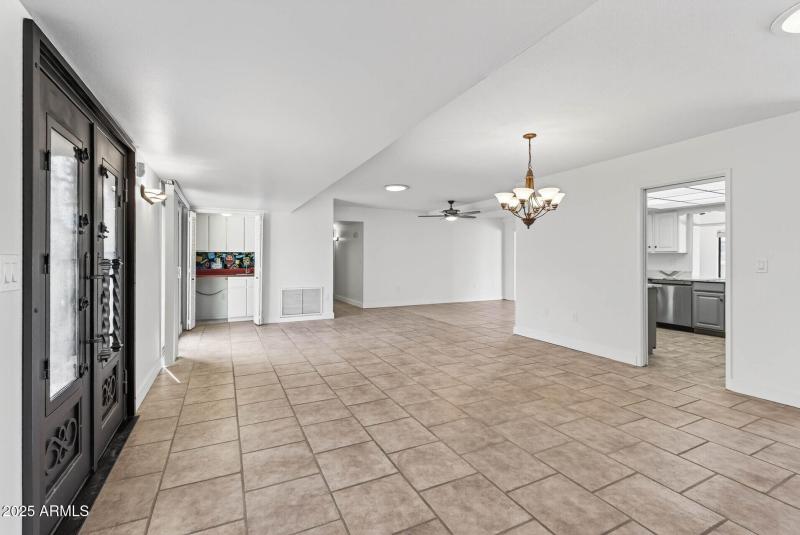 Kitchen adjoins Dining Area