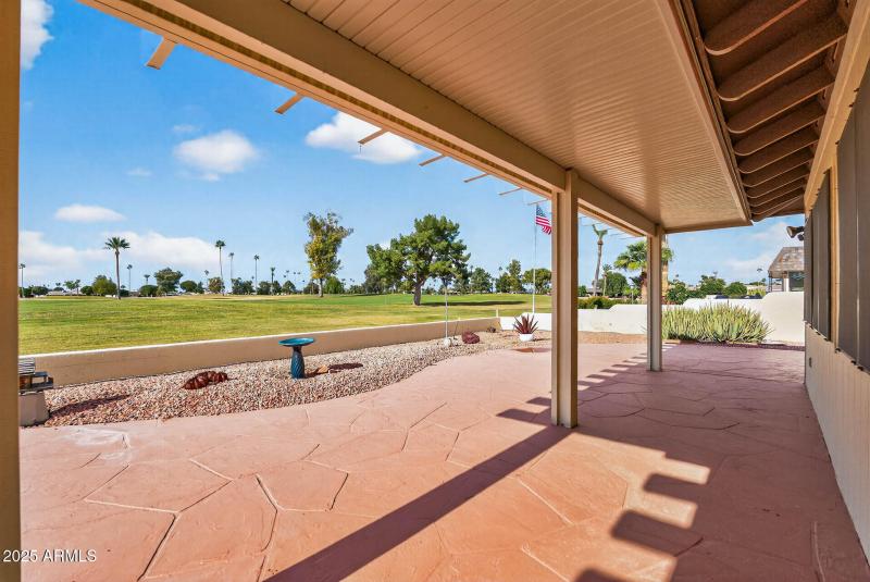 Patio / Golf View