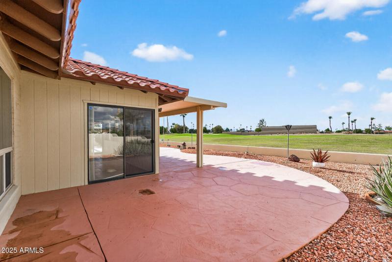 Patio / Golf View