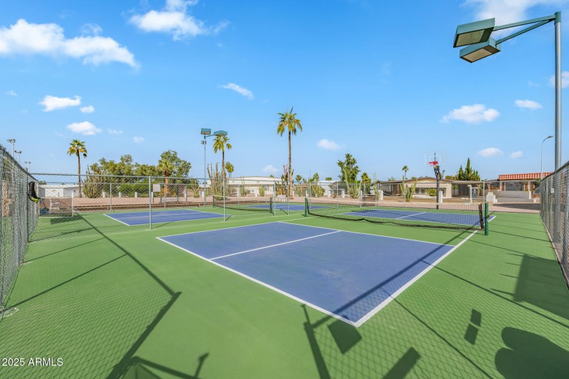 Pickle ball just steps away