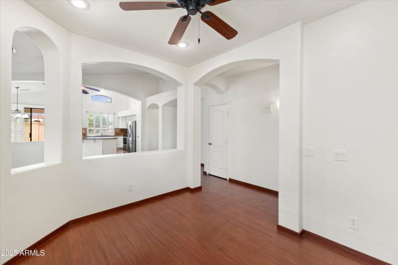 Den View to Great Room & Hall