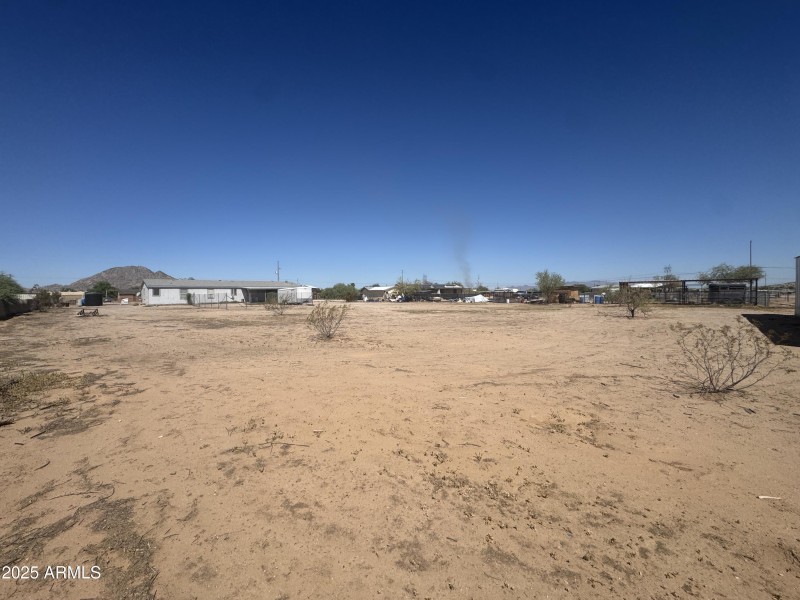 view of the house and land